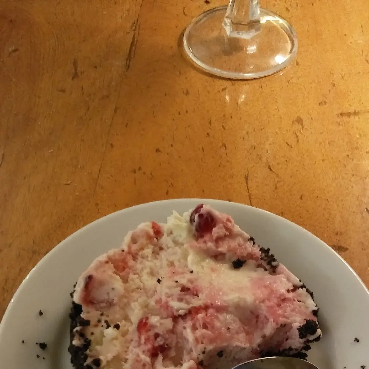 Cranberry Ice Cream Cake