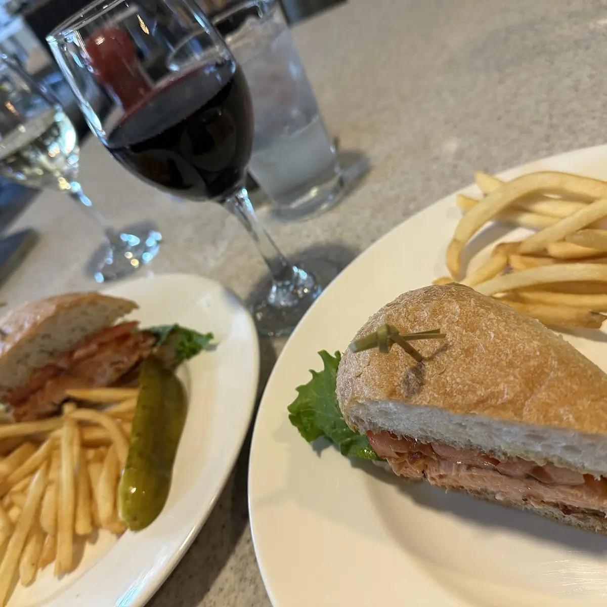Grilled Salmon blt
