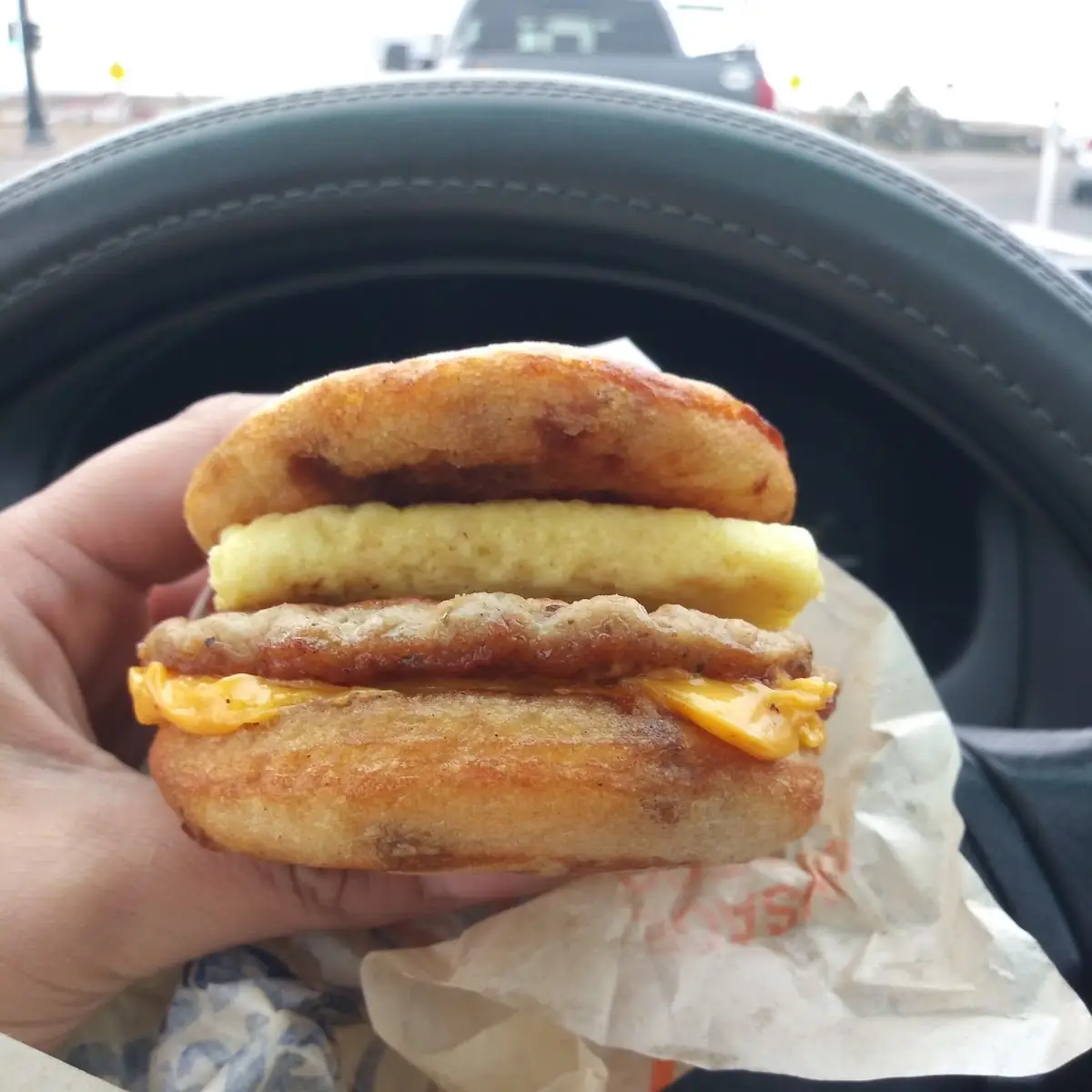 Sausage Egg and Cheese Mcgriddles Meal