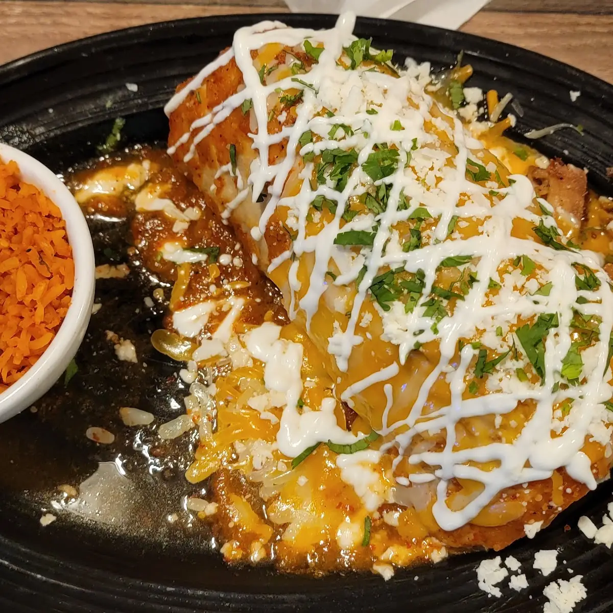 Wet Chicken Burrito