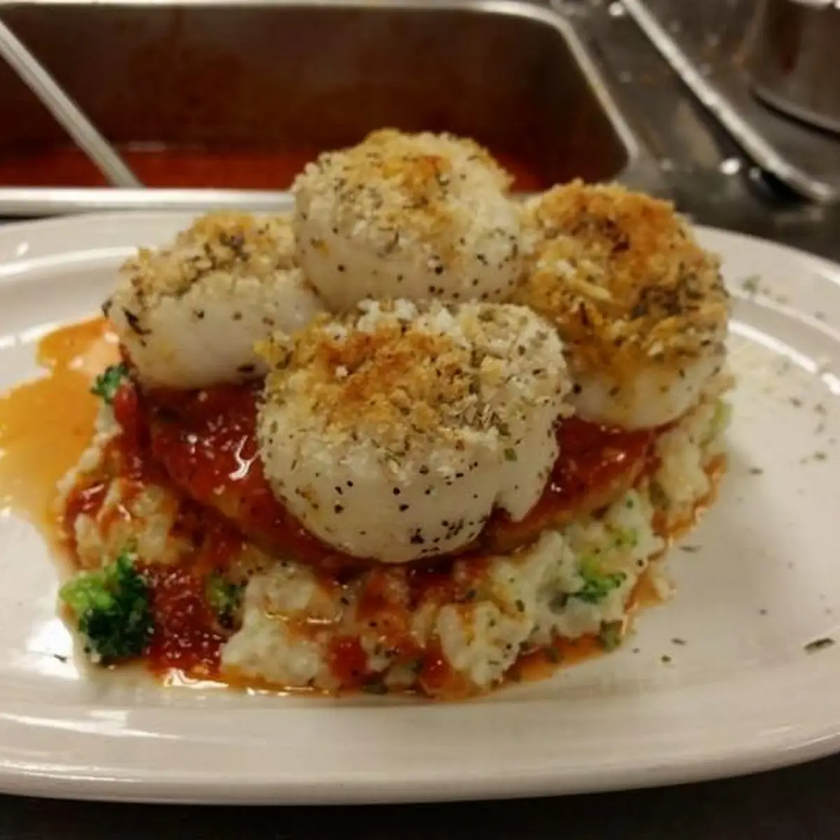 Broiled Sea Scallops