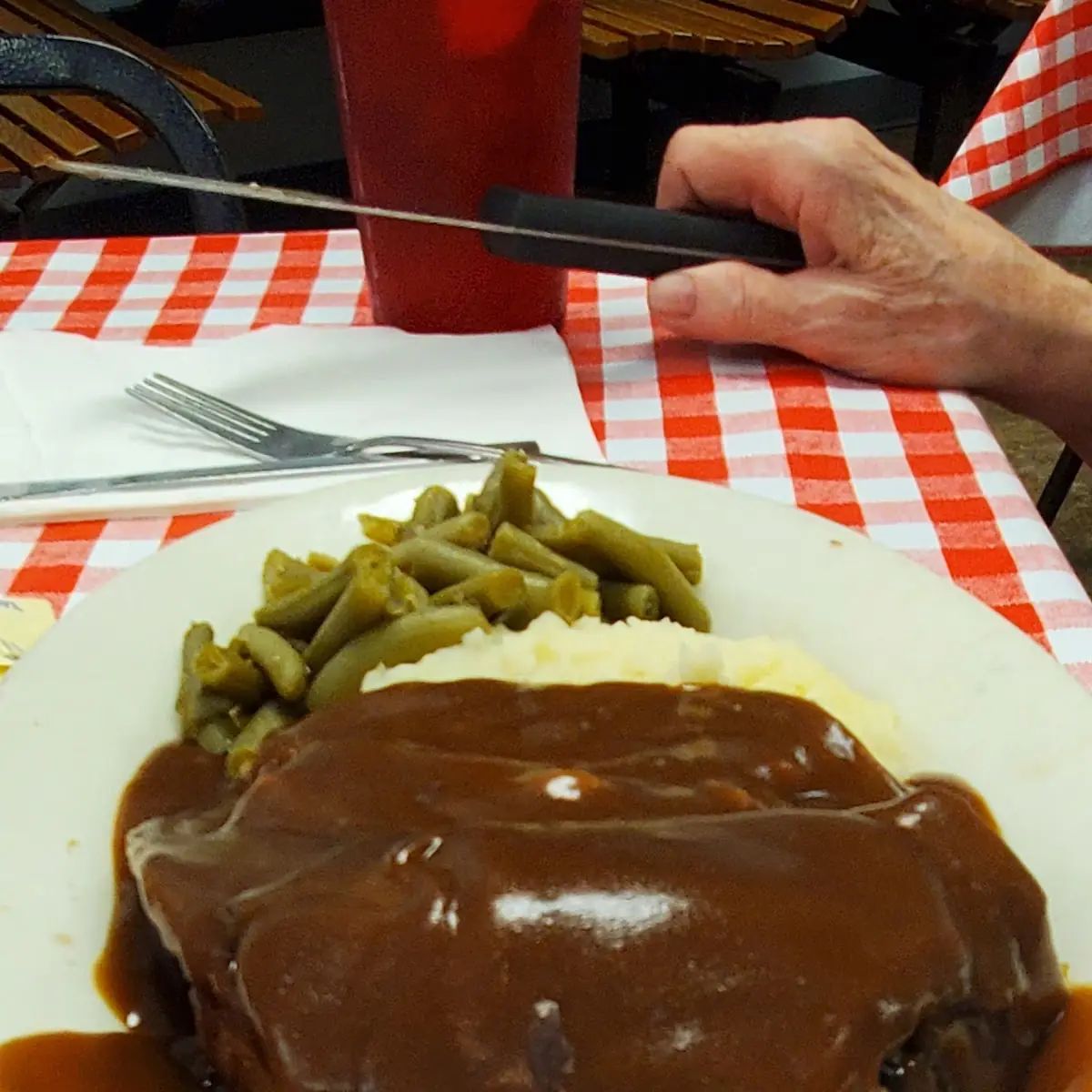 Open Faced Roast Beef Sandwich
