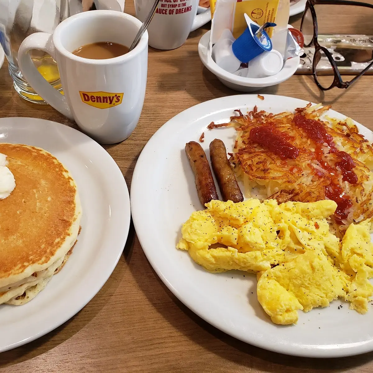 Grand Slam Breakfast with Buttermilk Pancakes