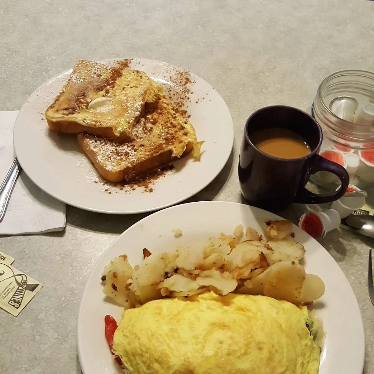 Chicken Bacon Ranch Omelette