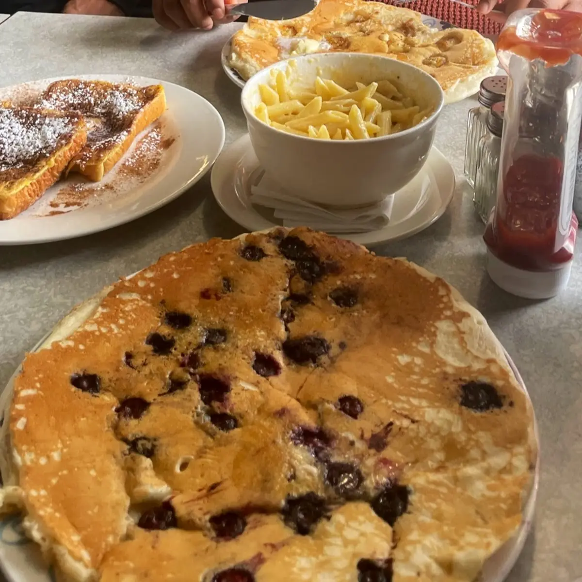 St Teresa's Blueberry Pancake