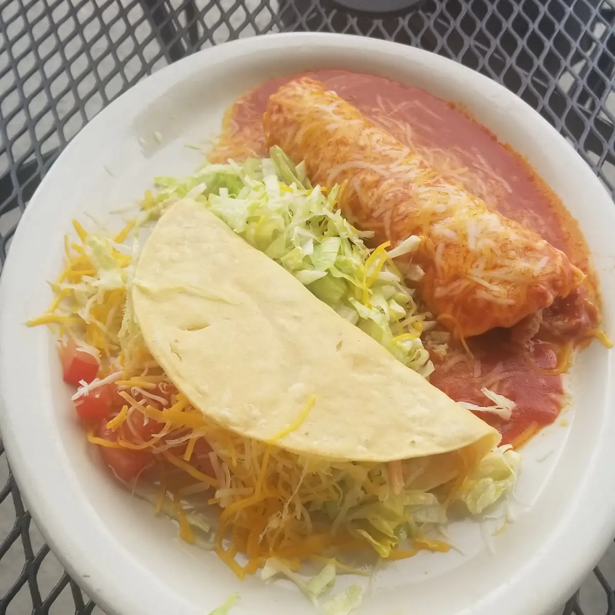 Chicken Taco & Enchilada