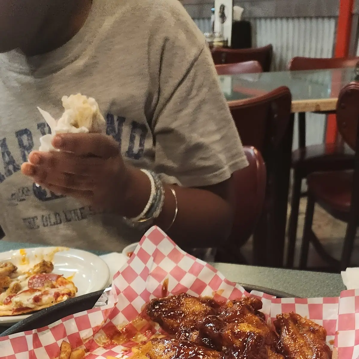 Buffalo Wings and Fries
