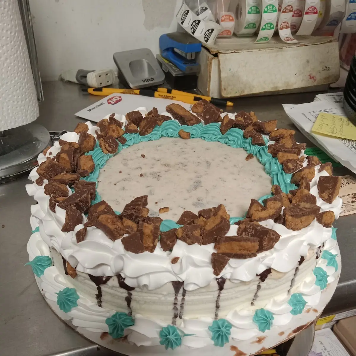 Recess Peanut Butter Blizzard Cake