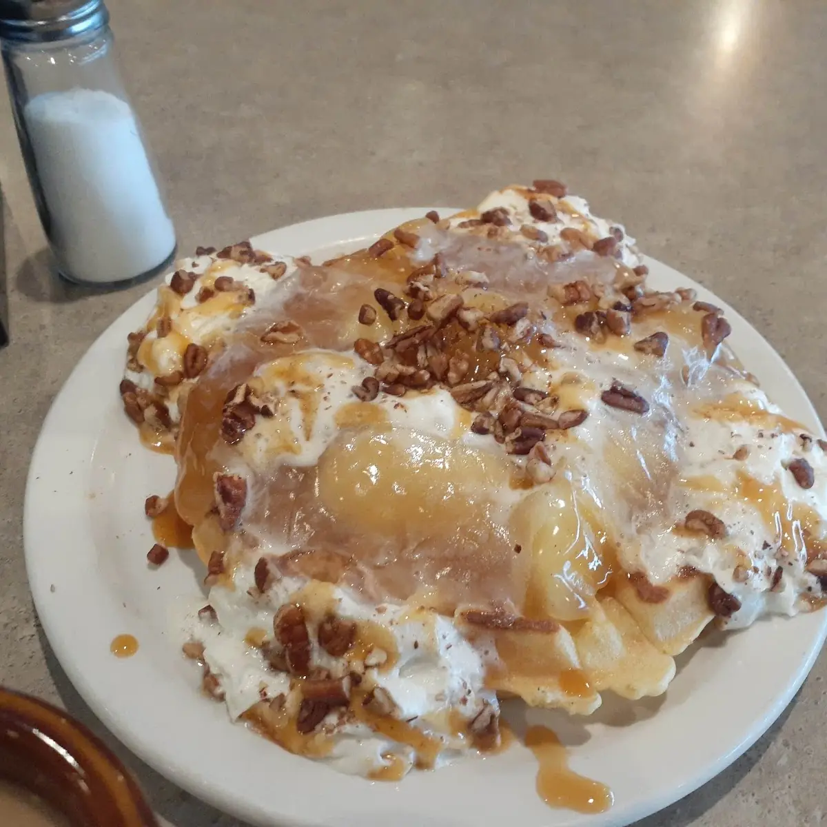 Caramel Pecan Belgian Waffle