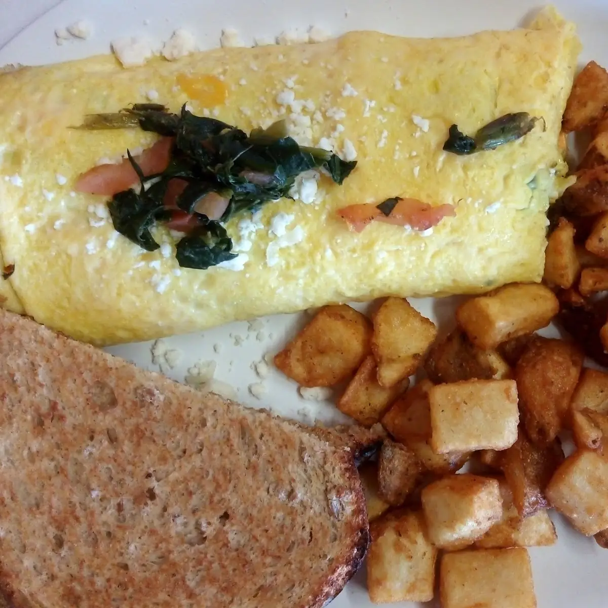 Spinach Omelette
