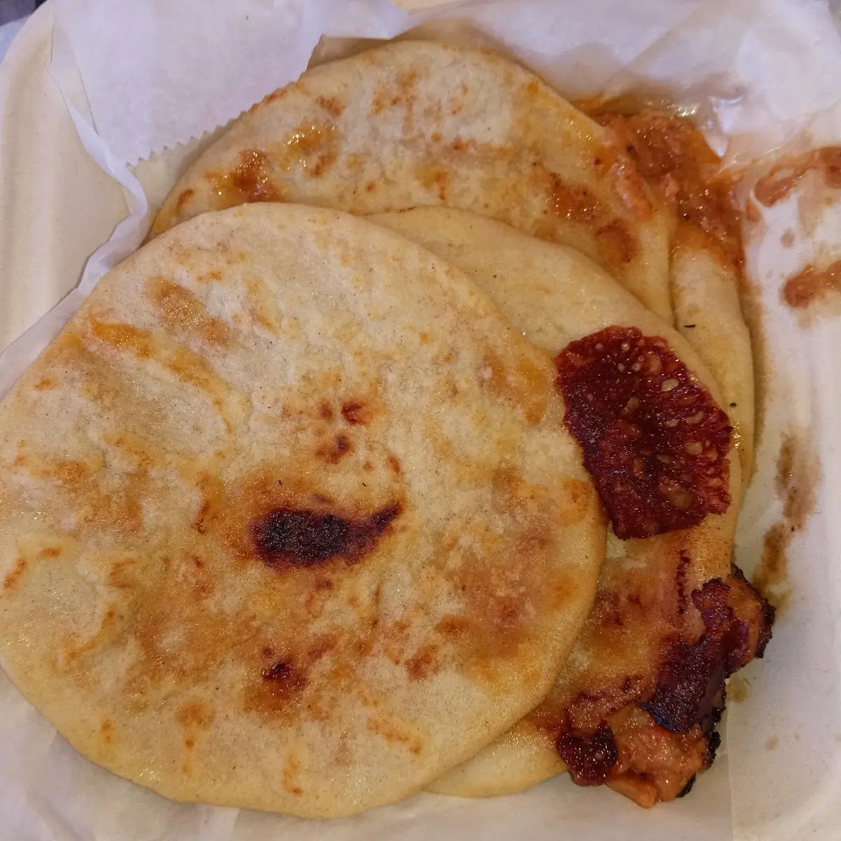 Chicharron and Cheese Pupusas
