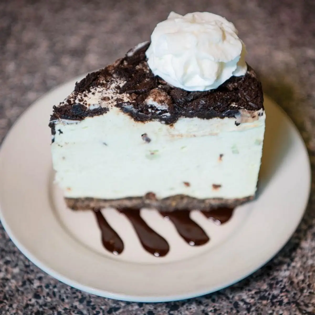 Mint Oreo Cheesecake Ice Cream Pie