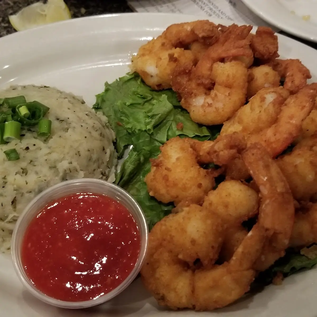 Parmesan Encrusted Fried Shrimp