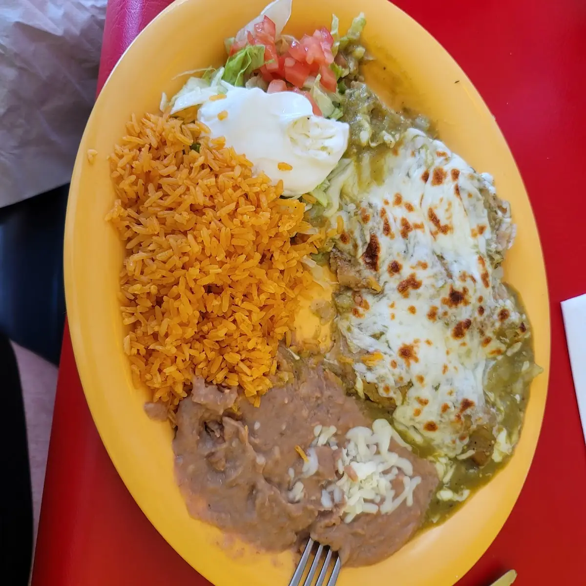 Enchilada Rice and Beans