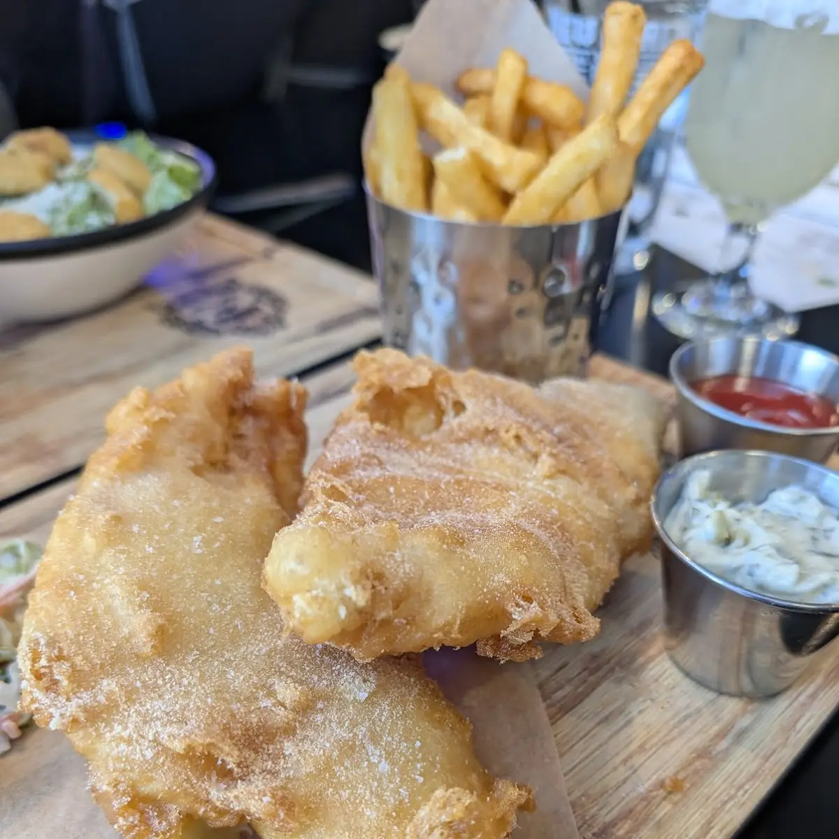 Beer Battered Fish & Chips