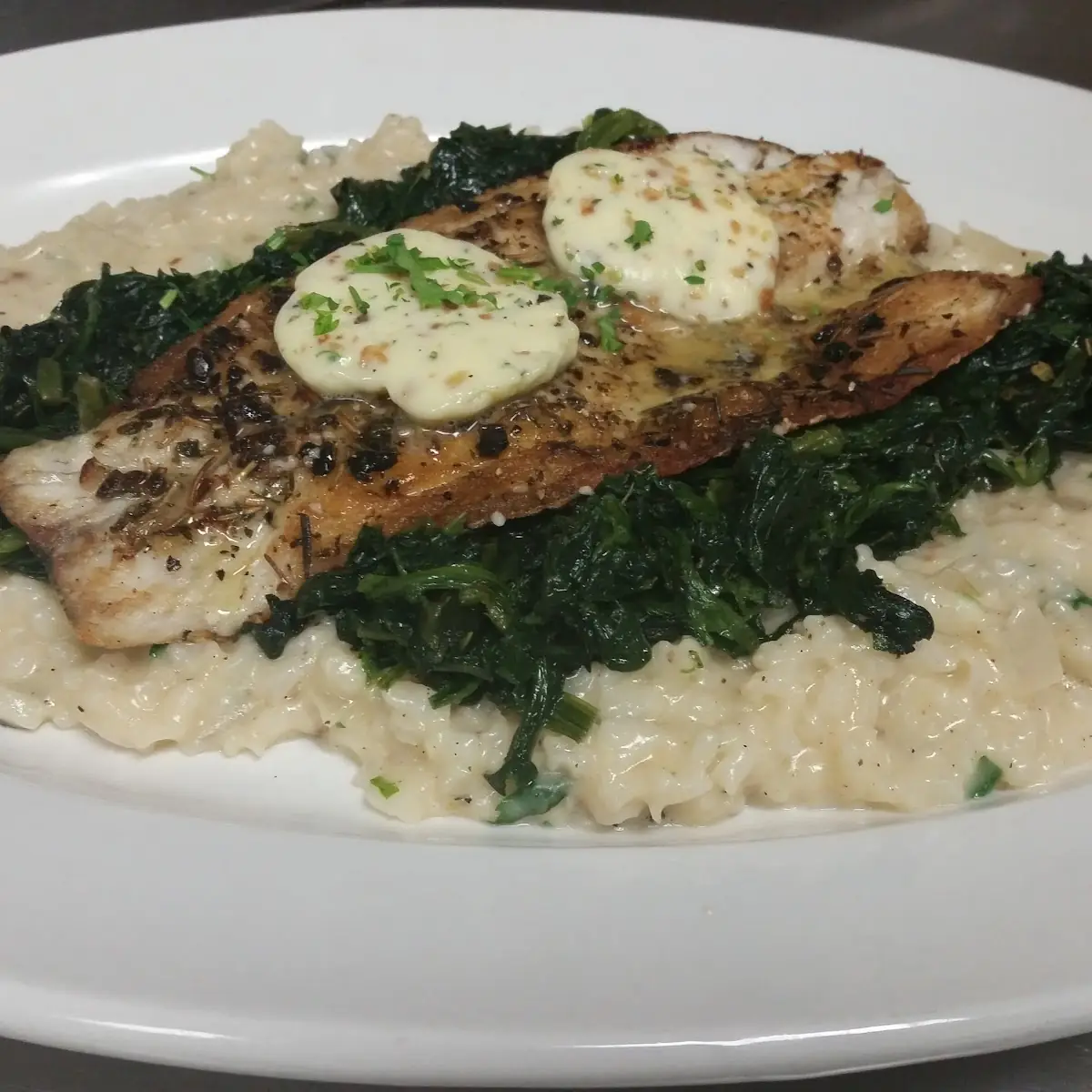 Spinach with Garlic Butter