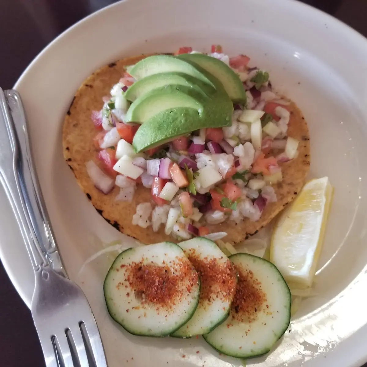Ceviche Tostada