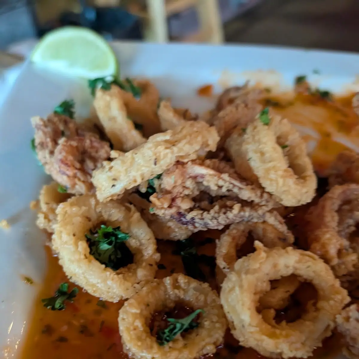 Crispy Calamari T & T