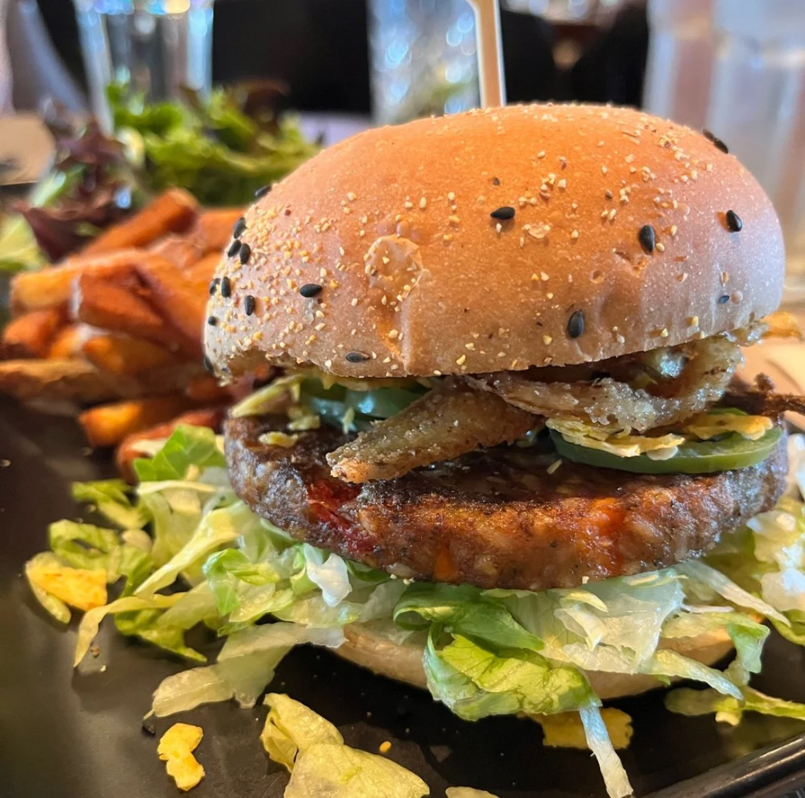 Vegan Texan Burger, Blaxton Lebourgneuf
