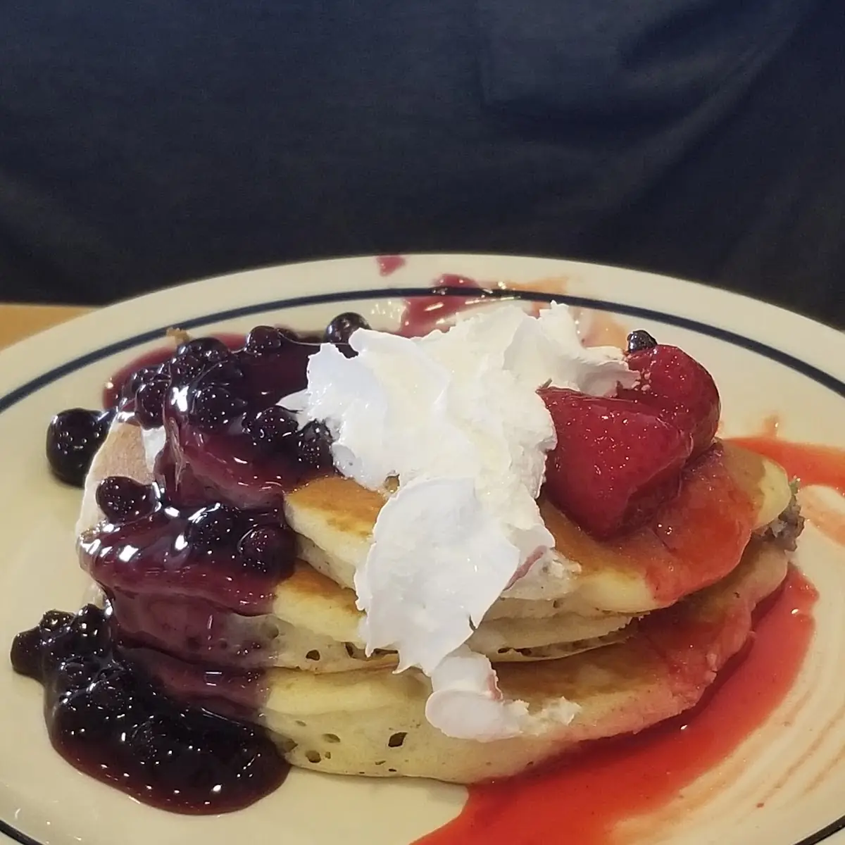Red White and Blueberry Pancakes