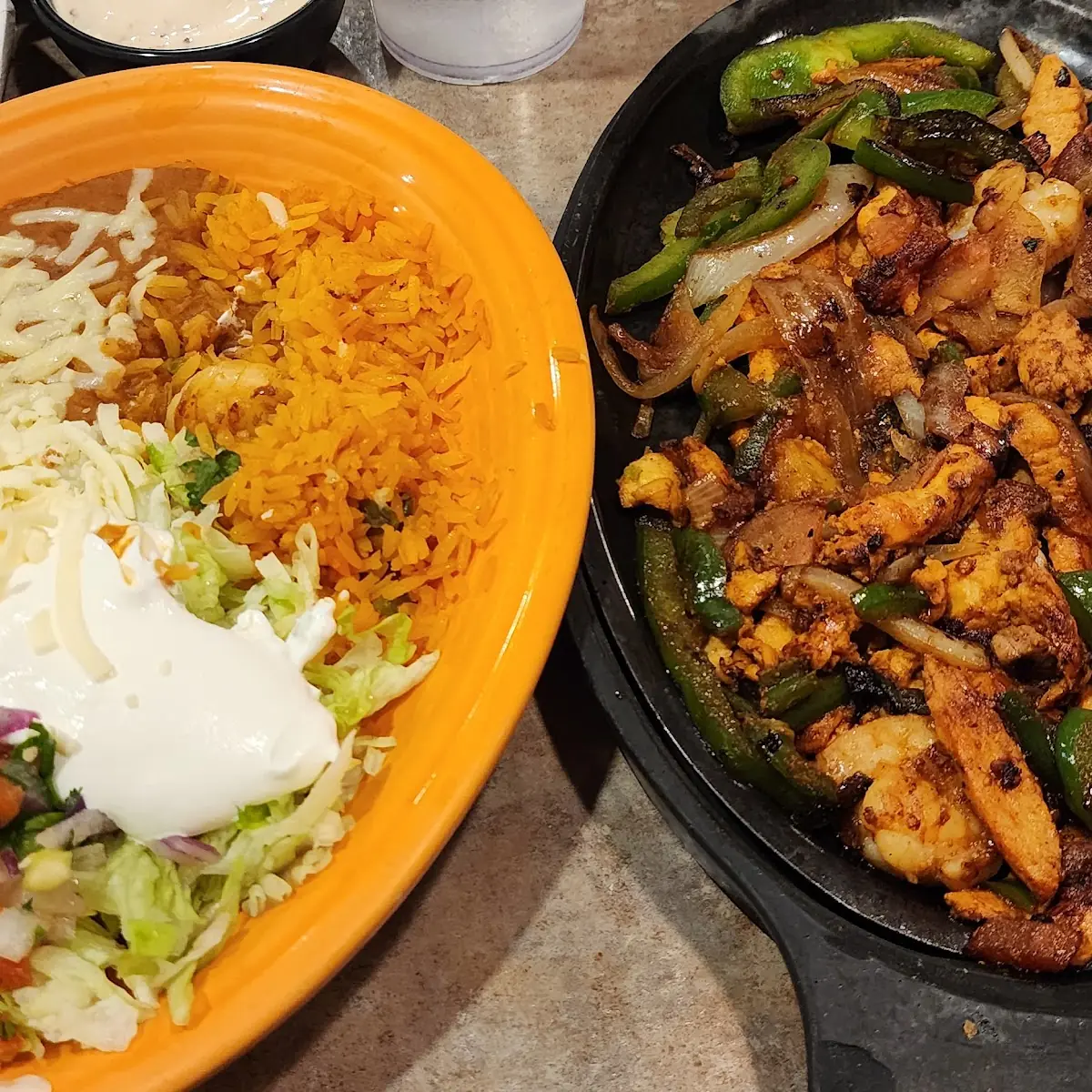 Shrimp and Chicken Fajitas