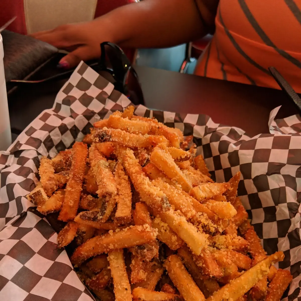 Garlic Parmesan Fries Size
