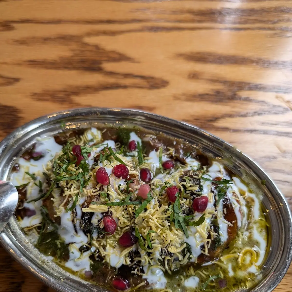 Delhi Ki Tikki Chat Contains Dairy