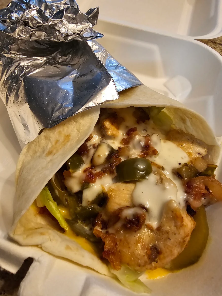 Grilled Chicken Bacon Ranch Wrap