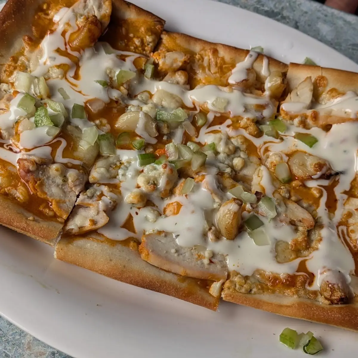 Buffalo Chicken Flatbread