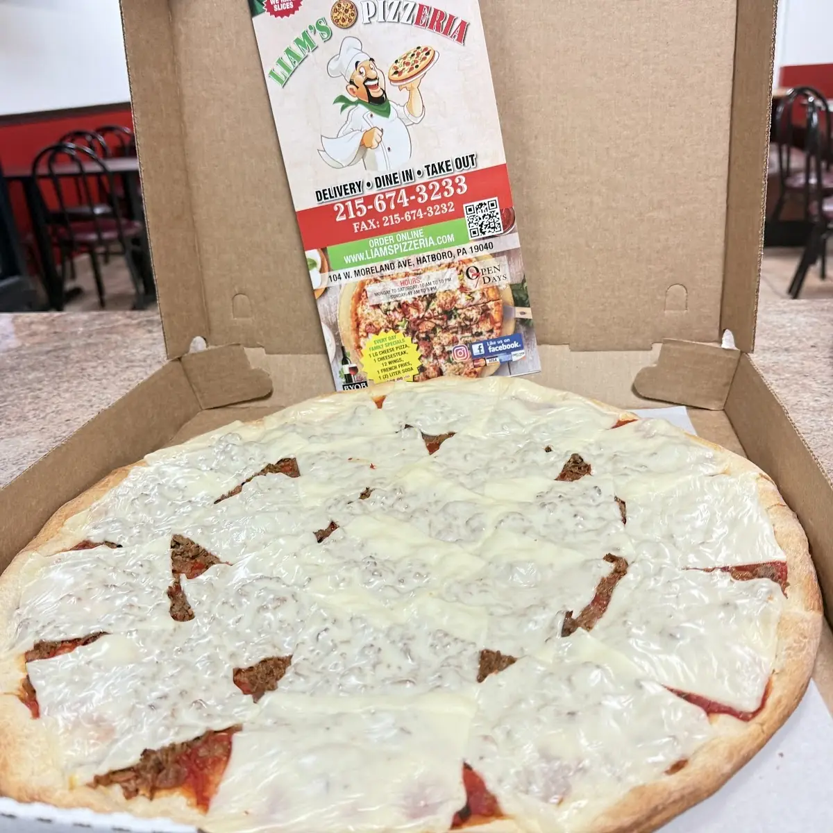 Philly Cheesesteak Pizza