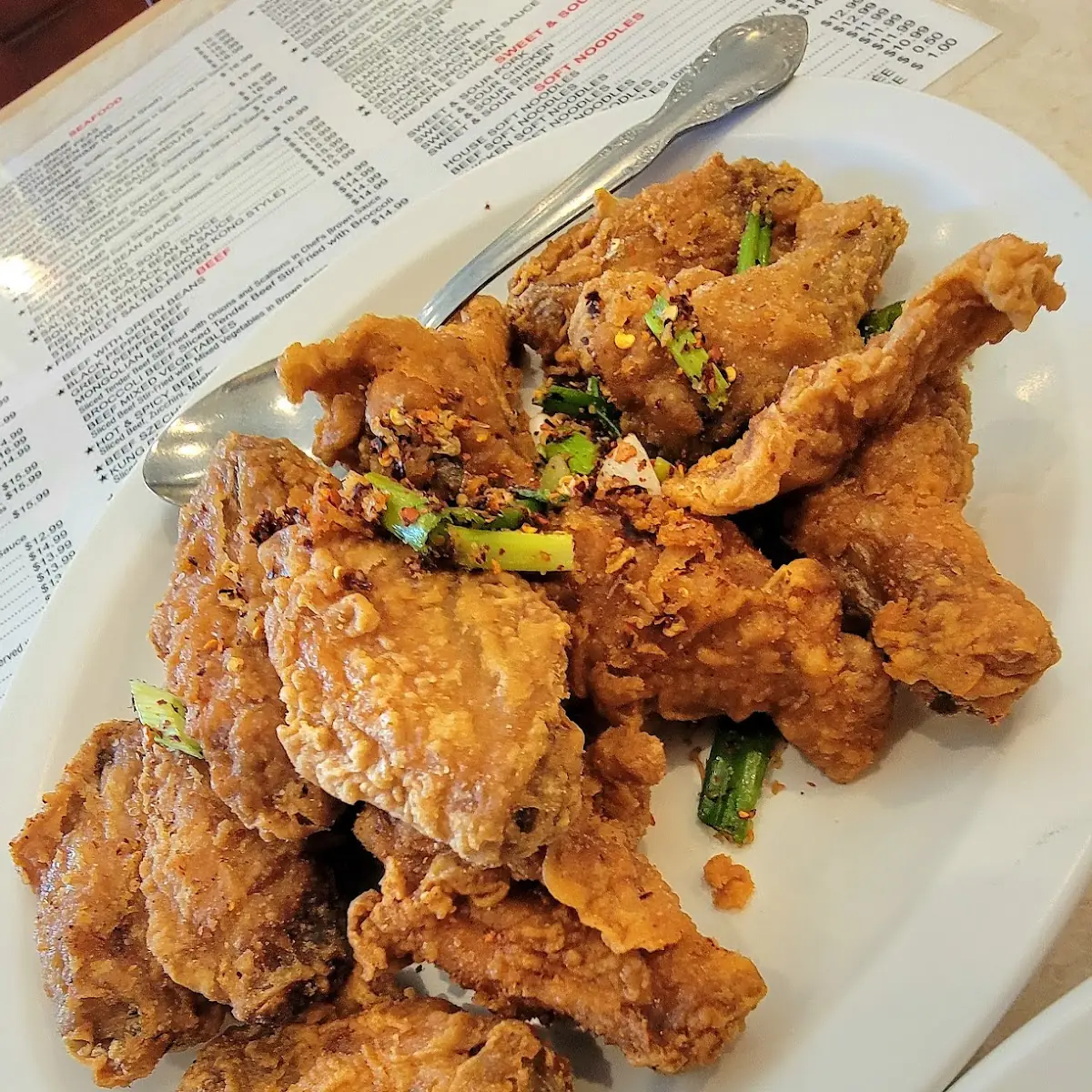 Salt and Pepper Chicken Wings