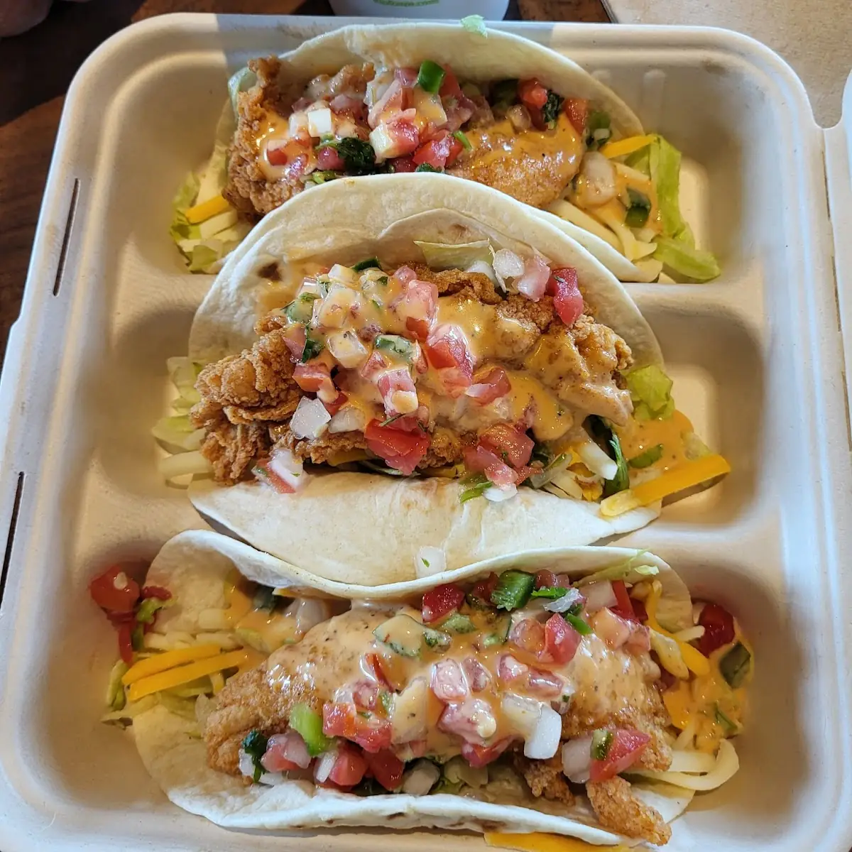 Chipotle Chicken Finger Tacos
