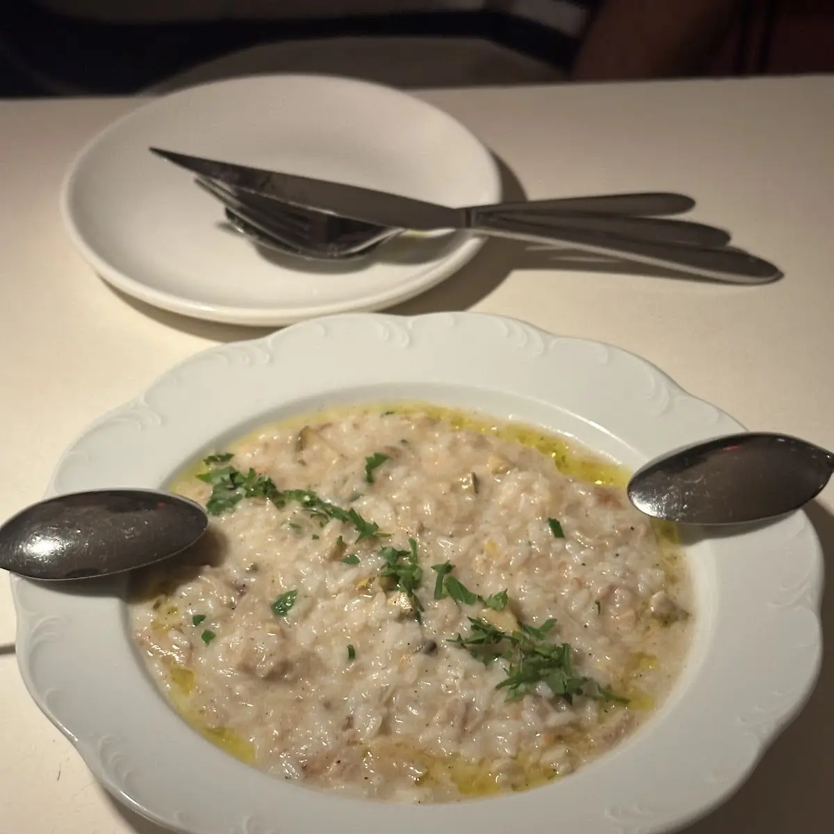 Creamy Seafood Risotto with Herbs