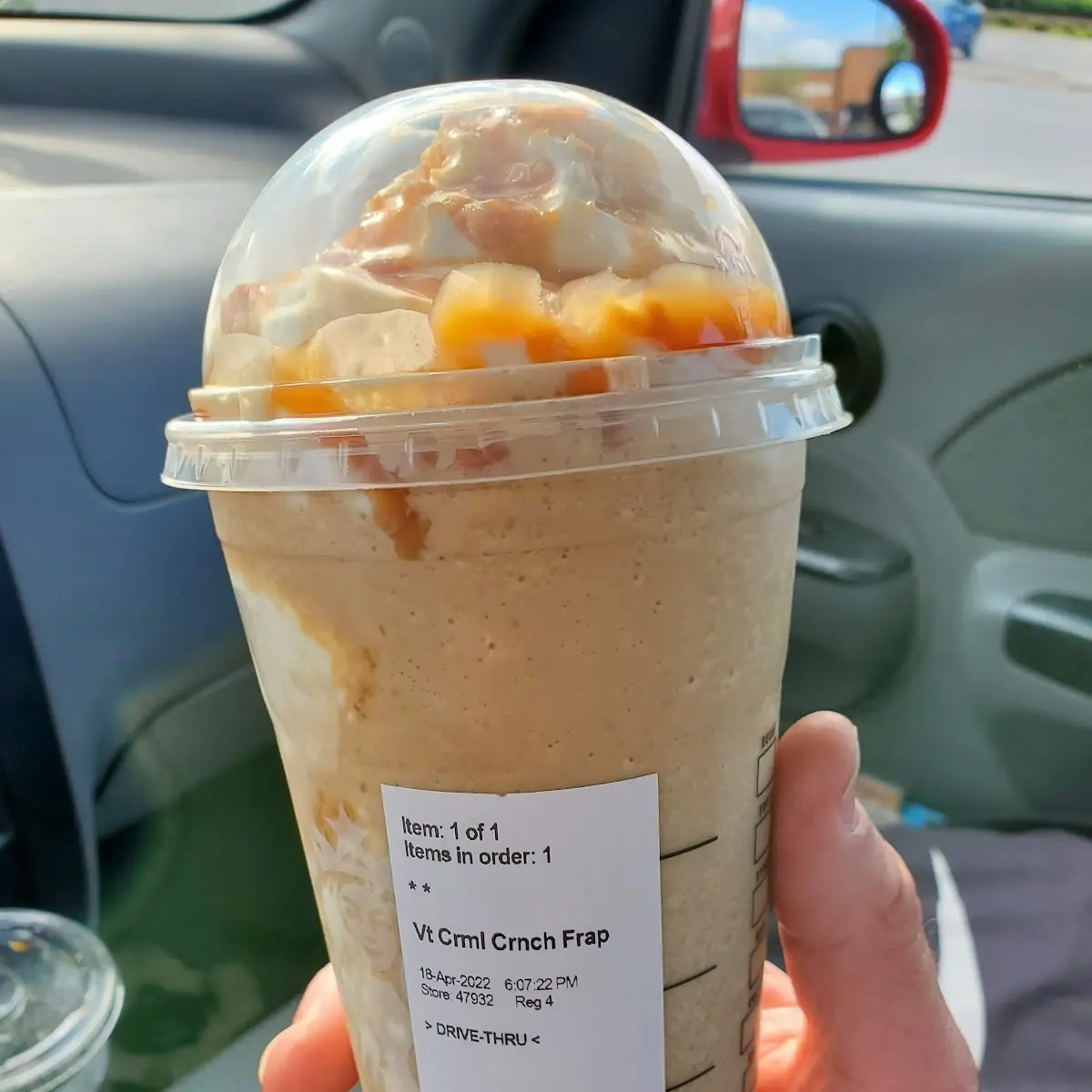Caramel Crunch Frappuccino