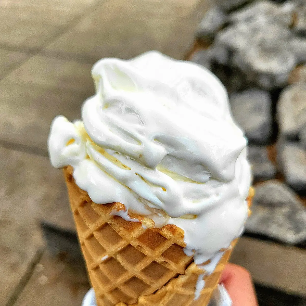 Caramel Cone Sundae