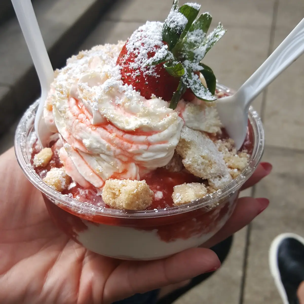 Strawberry Shortcake Sundae