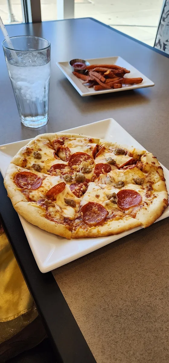 Pepperoni and Sausage Pizza