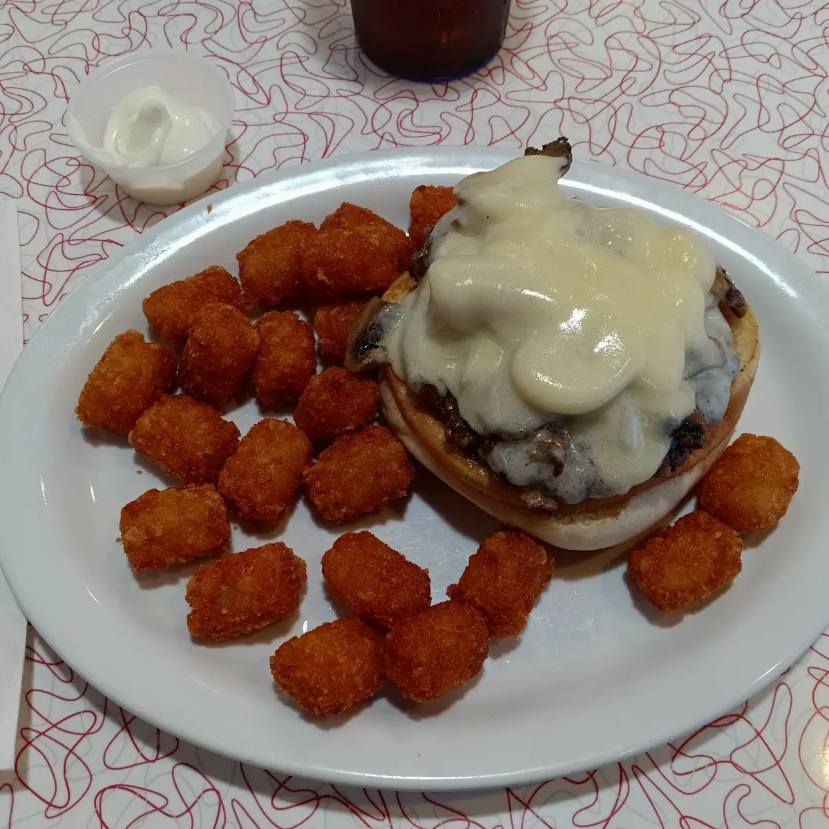 Mushroom Swiss Burger
