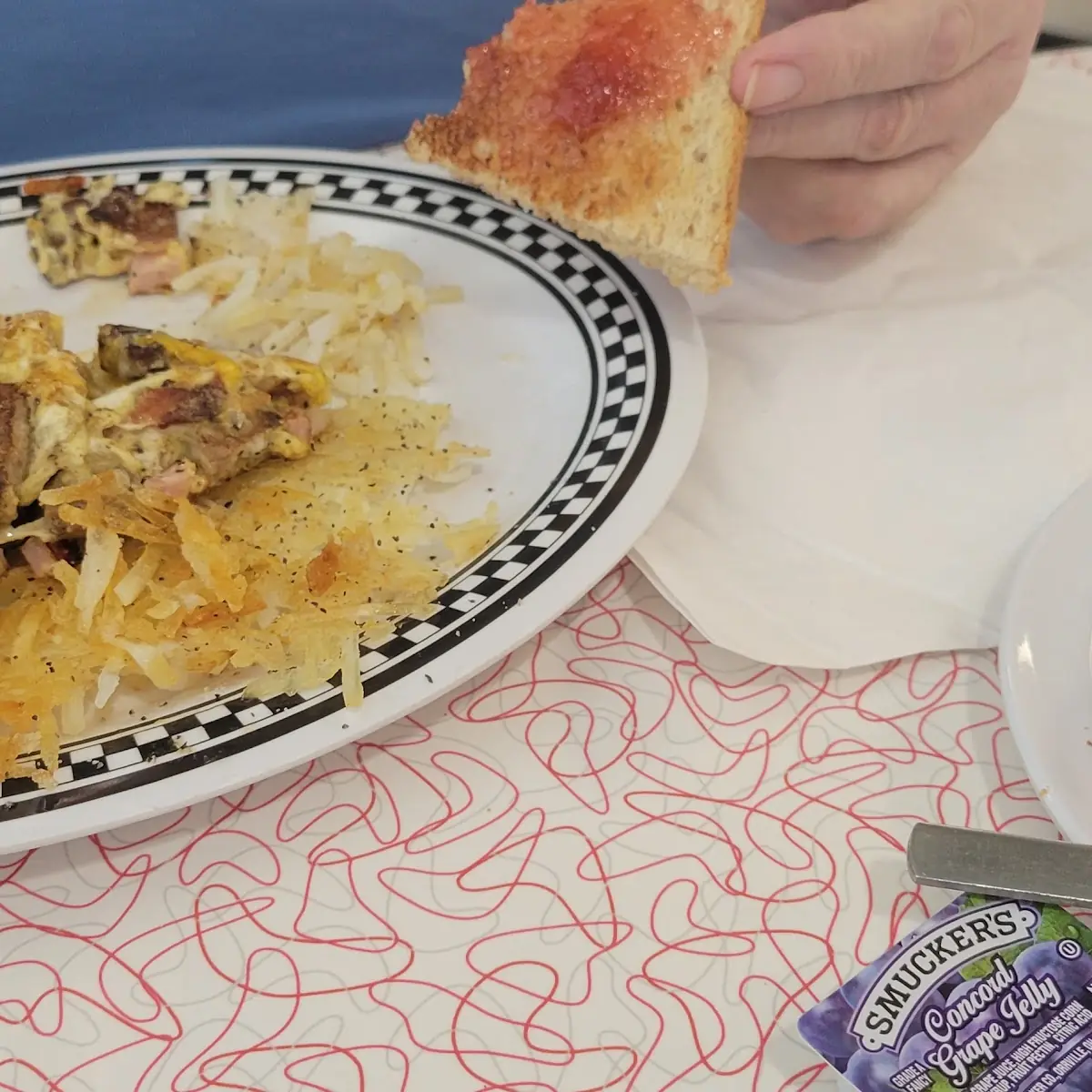 Pick 3 Hash Browns Bacon Biscuits and Gravy