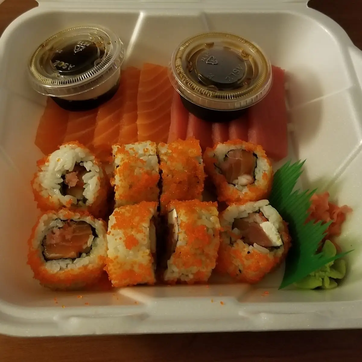 Tuna and Salmon Sashimi