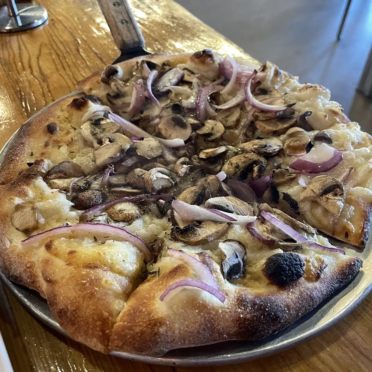 Vegan Tuscan Mushroom Pizza