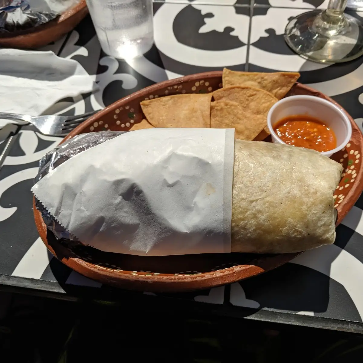 Chorizo California Burrito