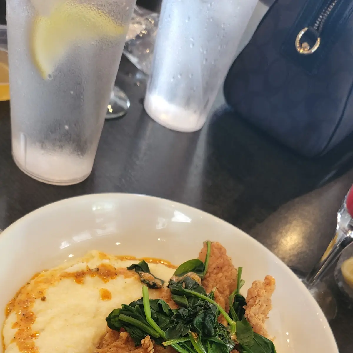 Fried Catfish and Grits