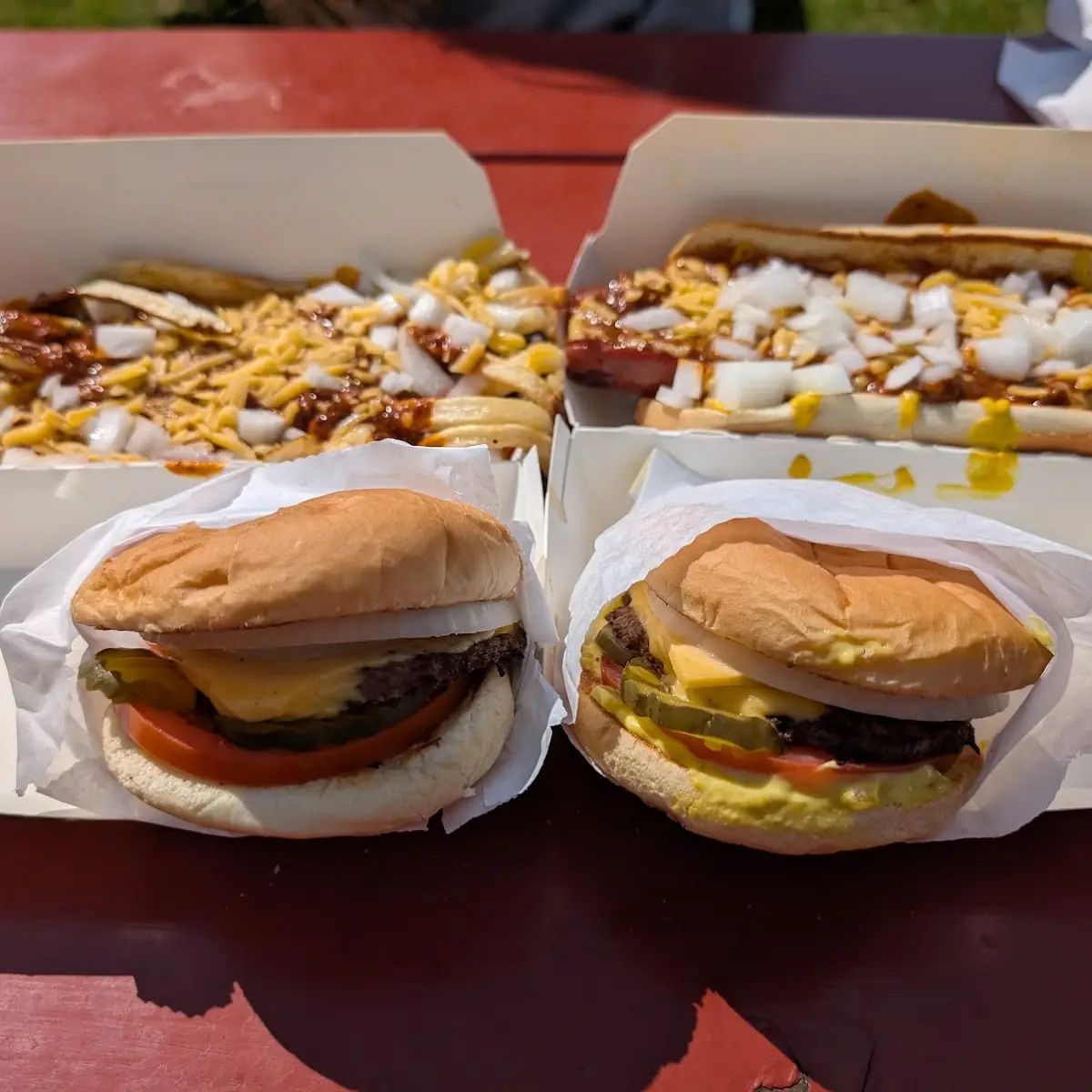 Chili Dog and Cheese