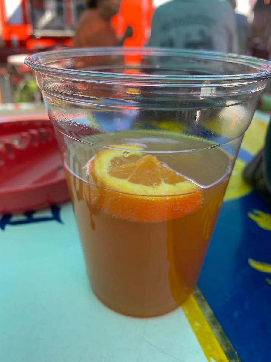 Blue Moon Beer with Orange Slice
