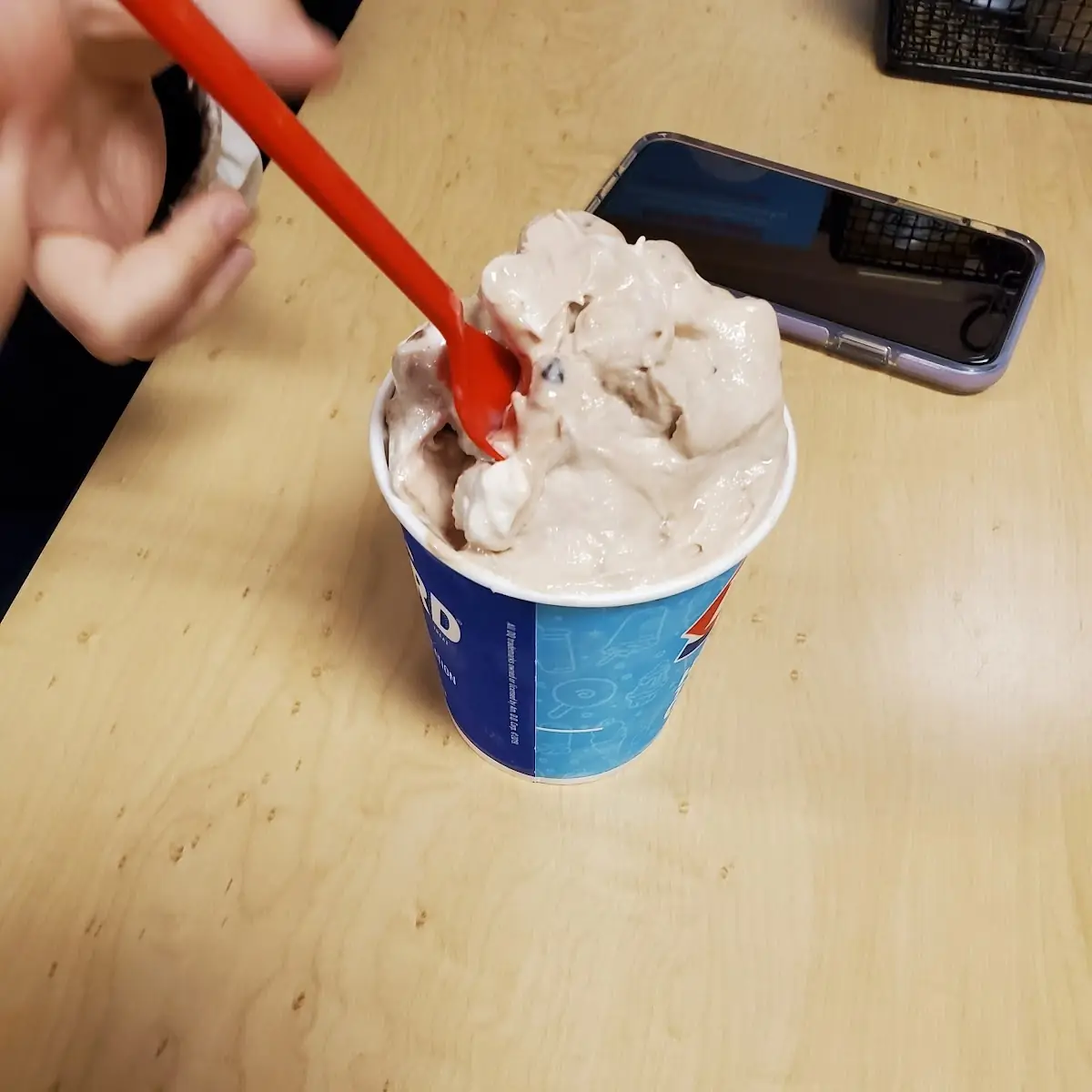 Double Fudge Cookie Dough Blizzard