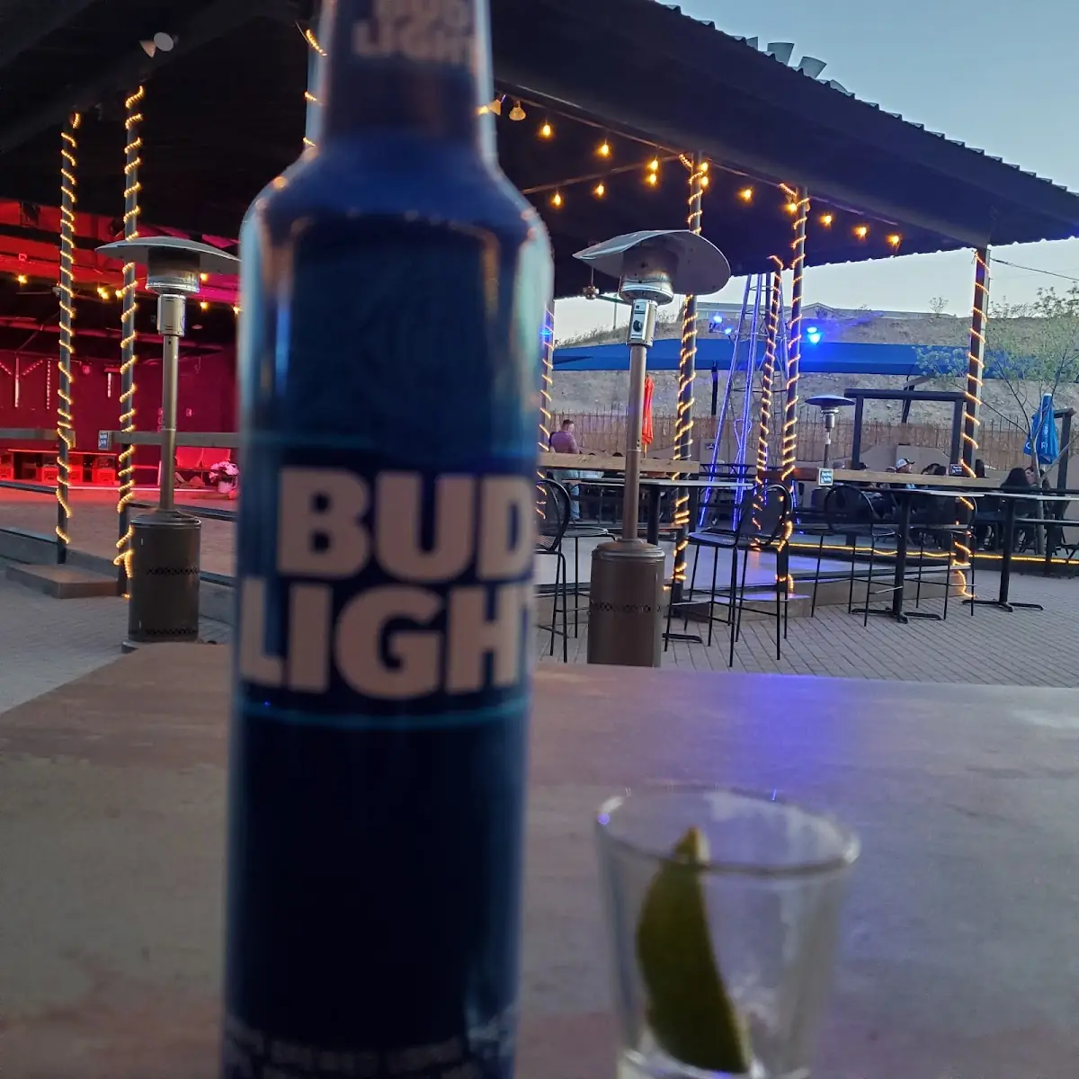 Shot of Patron Silver and Bud Light