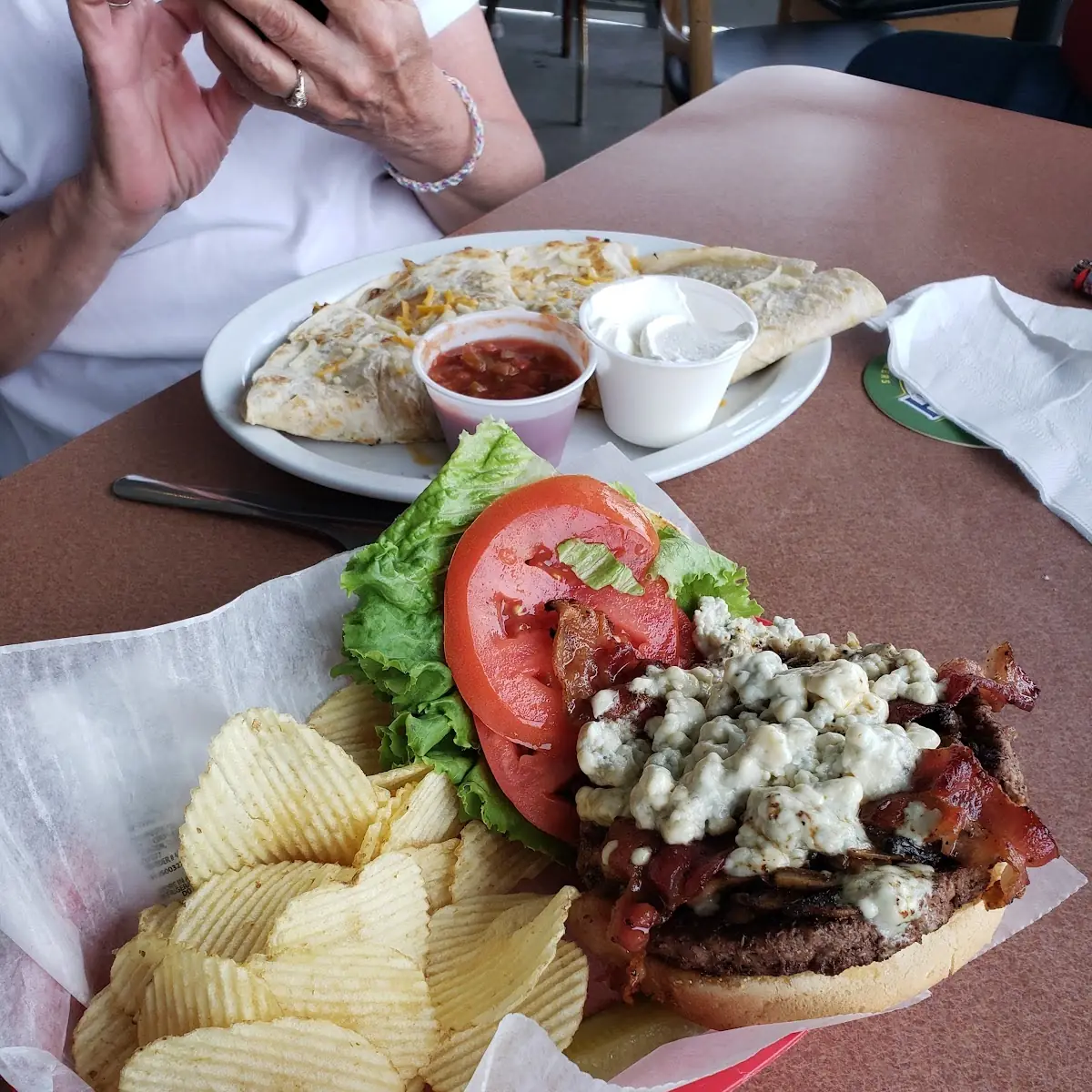 Bacon Mushroom Burger