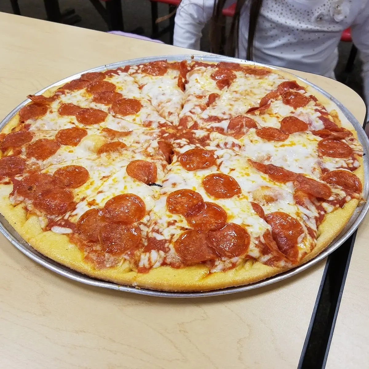 New York 3-Cheese with Pepperoni Pizza
