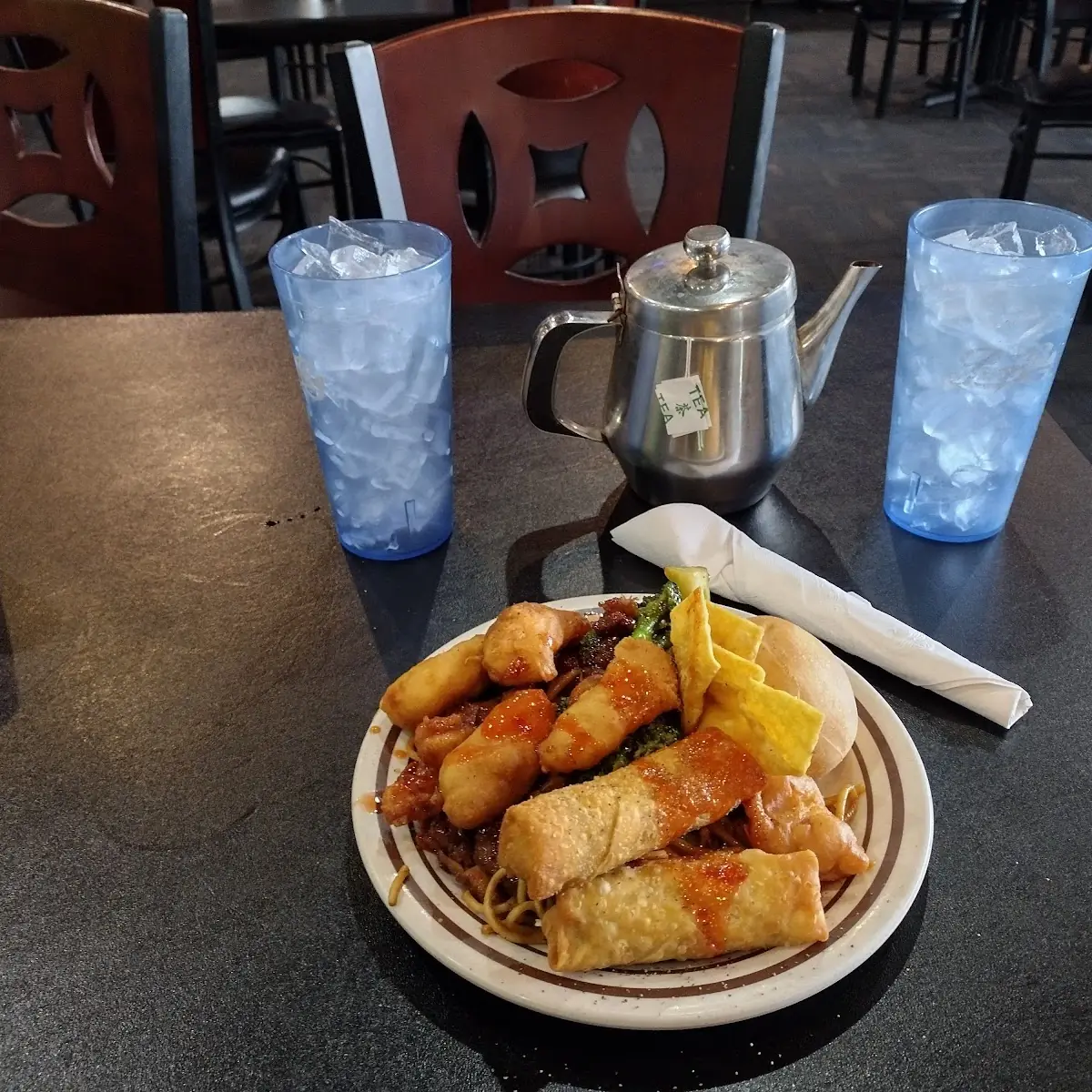 Japanese Green Tea and Buffet